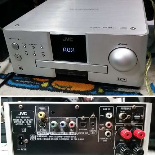 JVC DVD RECEIVER CA-EXAK1 注意:有問題