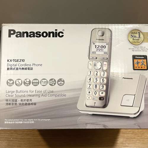 Panasonic KX-TGE210 樂聲牌 數碼式室內電話 家居電話