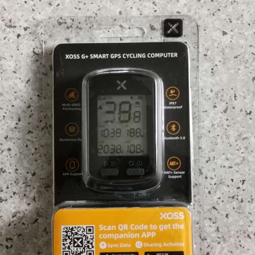 XOSS G+ WIRELESS GPS CYCLING COMPUTER ENGLISH VERSION 單車碼錶