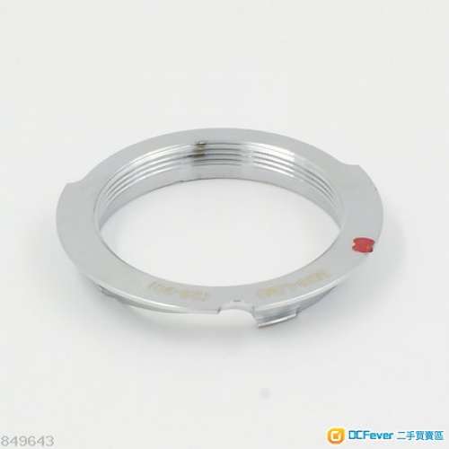 M39 screw 28mm / 90mm Lens To Leica M LM Mount Adapter Ring (金屬接環)