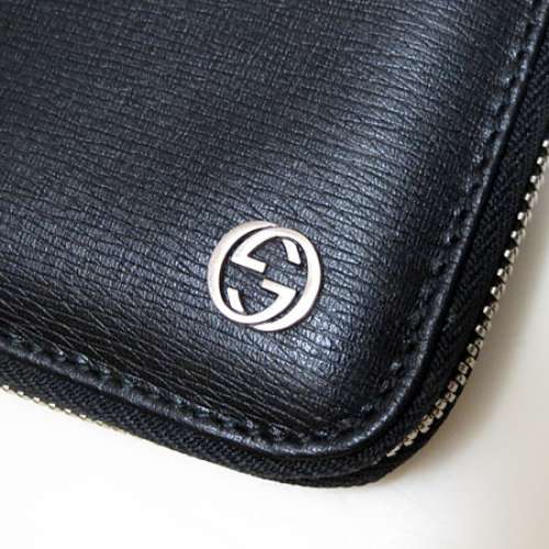 Gucci leather pouch 全真皮文件套手提包 (not prada LV chanel)