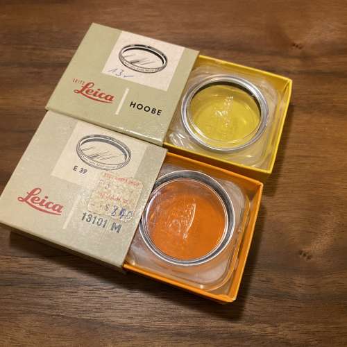 Leica 原裝 黃 及 橙 chrome filter