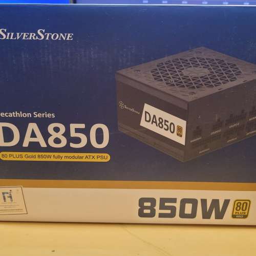 全新 Silverstone DA850 850w 80plus Gold Power supply