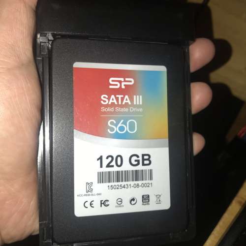 台灣牌子Silicon Power S60 120GB SATA3 2.5" SSD(第二隻)