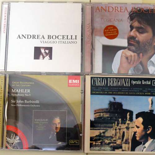 古典 跨界 歌劇 交響樂 罕見CD 德國製美國製歐盟製 退燒割愛 Bocelli Domingo Vill...