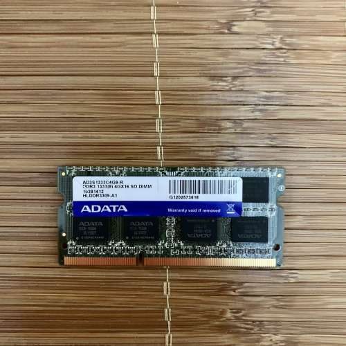 ADATA 4G DDR3-1333 notebook RAM