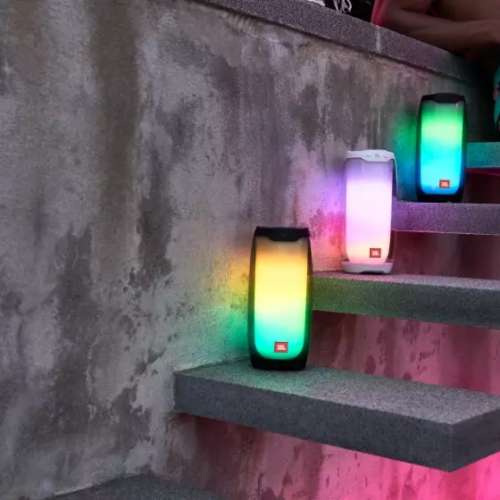 JBL pluse4全屏彩燈藍牙音箱無線便攜戶外低音炮