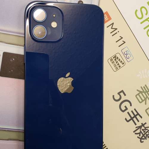 Apple iphone 12 128gb (not 12 pro max)藍色香港行貨 想加錢交換 iphone 13mini p...