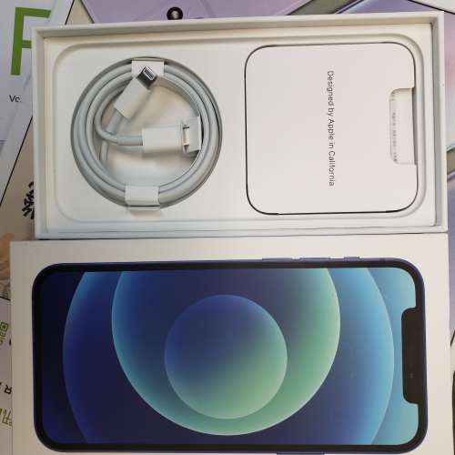 Apple iphone 12 128gb (not 12 pro max)藍色香港行貨 想加錢交換 iphone 13mini p...