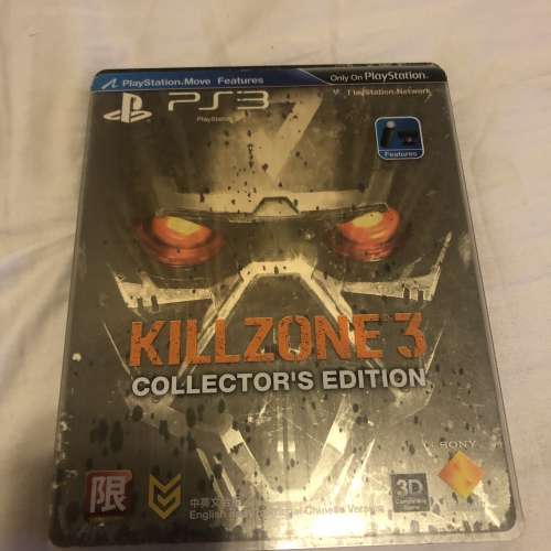 放 PS3 Game 行貨 Killzone 3 殺戮地帶3  鐵盒版 中英文合版