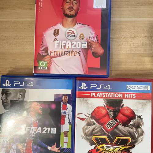 Ps4 game ps4遊戲碟 fifa 20 fifa 21 street fighter V5