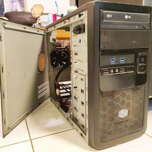 COOLER MASTER M-ATX機箱前後風扇 & LG DVD/RW