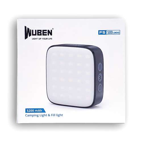WUBEN F5 多功能補光燈 照明燈 路營燈 充電寶 磁吸可調色温