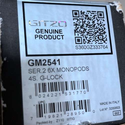 放.GITZO GM2541.SER.2 6XMONPODS 4S G-LOCK單腳架
