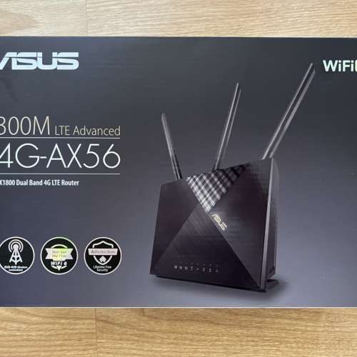 ASUS AX56 4G LTE Router 99% 新