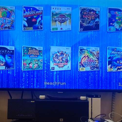 Wii 遊戲機全套包硬碟