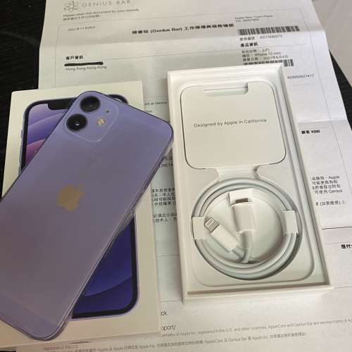 全新 Iphone 12 mini 64gb 紫色 官換機
