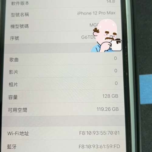 Iphone 12 pro max 128gb Pacific blue
