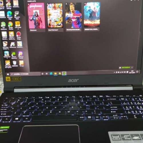 98% New Acer Aspire 7 電競 Gaming Notebook GTX 1650