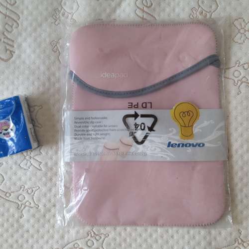 全新 IdeaPad 10" Sleeve S110 (Pink & Grey) Sleeve Case for iPad 保護套 保護袋 ...