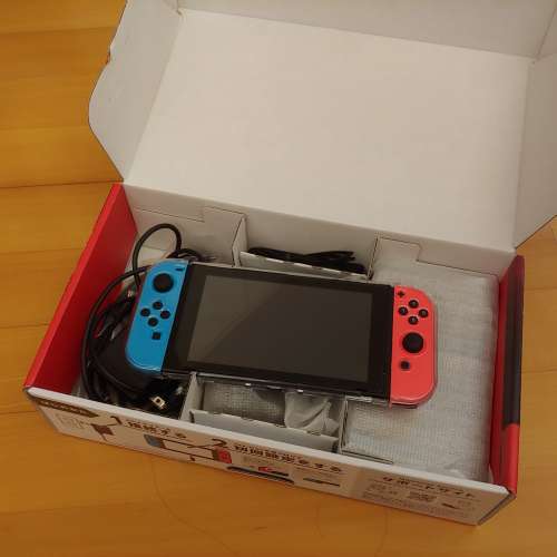 放大電版Switch主機行貨有保養連4隻GAMES