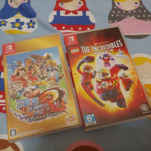 放大電版Switch主機行貨有保養連4隻GAMES