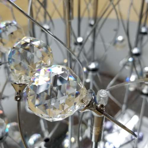 18頭水晶型風水滊派廳燈(合租屋或商鋪人仕)