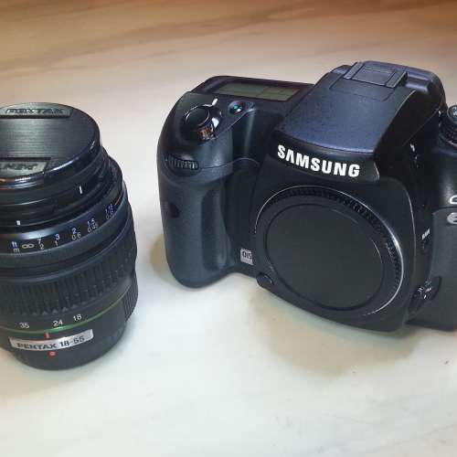 SamSung 三星 GX20 body + Pentax 18-55 Lens , for Pentax K Mount & K20d ,