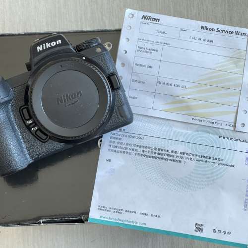 Nikon Z6ii z62 body Sony 64GB xqd