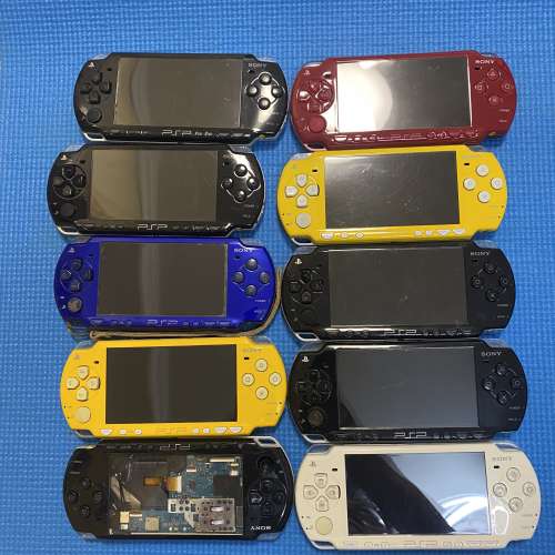 PSP 2000 3000 手機遊戲機 10部 當零件賣