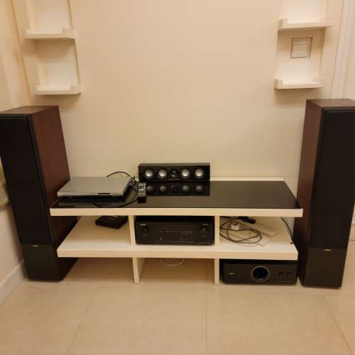 DENON AVR-X1400H ,AVANCE ALPHA 880i ,YAMAHA YST-FSW150 ,WHARFEDALE  AXIS-C2