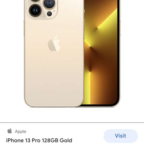 Iphone 13 pro 256gb gold