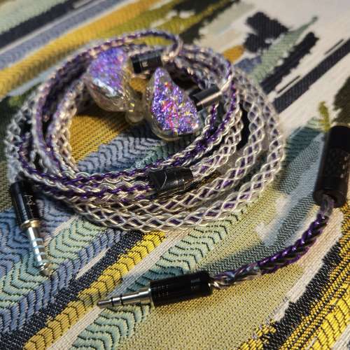 醇音16絞單晶純銀銅耳機線 升級線 2.5mm3.5mm4.4mm mmcx 0.78cm a2dc pentacon ipx...