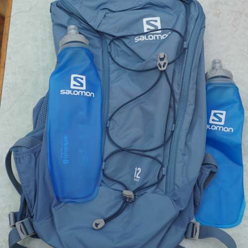 Salomon Agile 12L 水袋背包 藍色