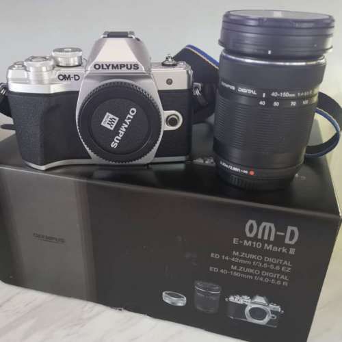 Olympus E-M10 mark3 + 40-150mm R, box set