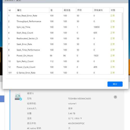 三隻 Toshiba 6TB 硬碟 (東芝 HDD hard disk drive)