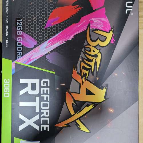 Colorful GeForce RTX 3060 NB-V 12Gb (non-lhr,冇鎖）