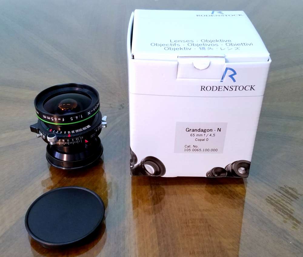 羅敦斯德65mm 4x5大底機用廣角鏡Rodenstock Grandagon-N 65mm F4.5 105