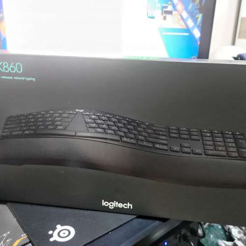 全新未開封Logitech ERGO K860 分離式人體工學鍵盤
