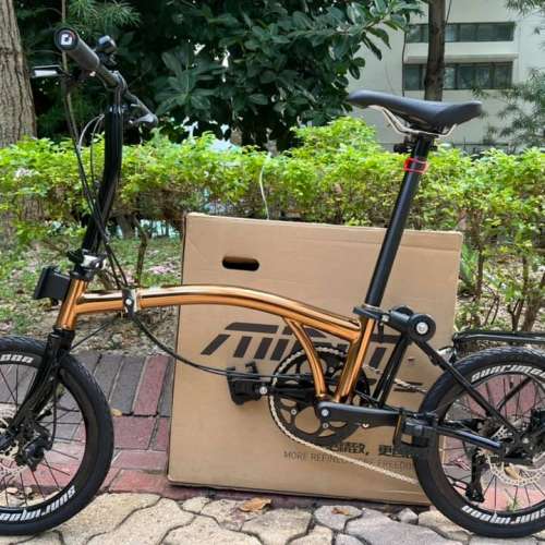 2021 最新 小布款 Mint T9 外9速 16吋 349輪組 碟刹 鉻鉬鋼 折叠車 送叮叮前後蛙燈