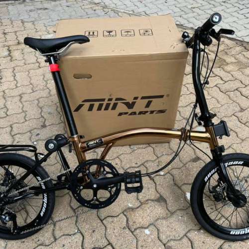 2021 最新 小布款 Mint T9 外9速 16吋 349輪組 碟刹 鉻鉬鋼 折叠車 送叮叮前後蛙燈