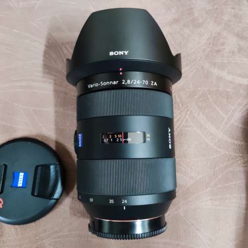 Sony 24-70 f2.8 Zeiss for Sony Minolta A mount 98%新