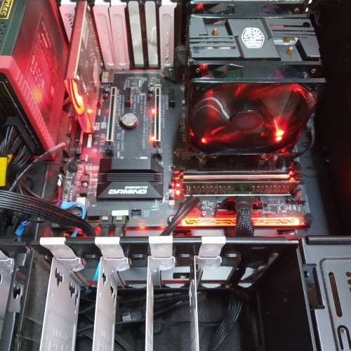 I7-7700K Gigabyte GA-Z270 X  ultra gaming + Coolermaster塔散