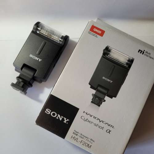 95% 新 Sony HVL-20M 閃光燈