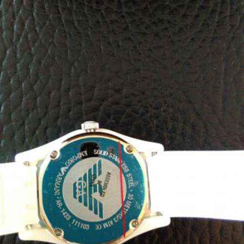 全新行貨 EMPORIO ARMANI Ceramic Quartz Watch 亞曼尼白陶瓷石英手錶