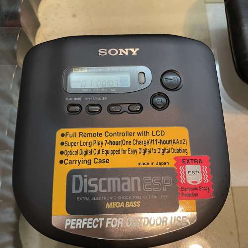 sony d-335 discman walkman cd player 全正常