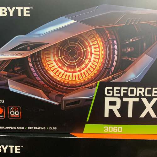 全新行貨Gigabyte RTX 3060 Gaming OC 12G DDR6