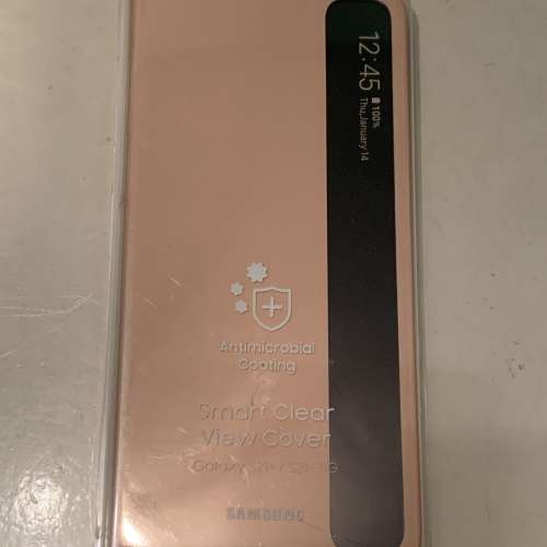 Samsung S21+ Smart Clear View Cover 粉紅色全新未用