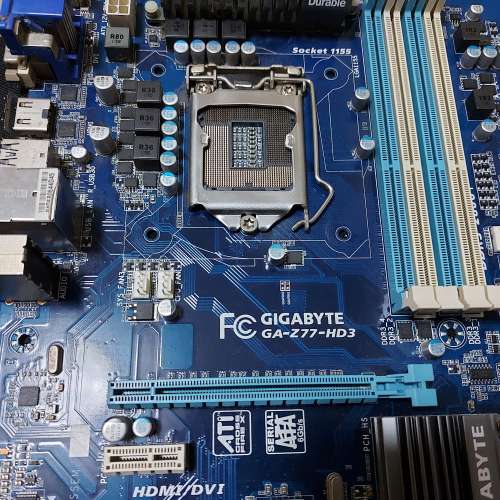 Gigabyte Z77 底板 motherboard GA-Z77-HD3 (有問題)