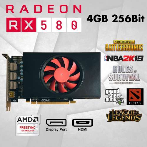 Zotac 90% AMD Radeon Rx580 4GB